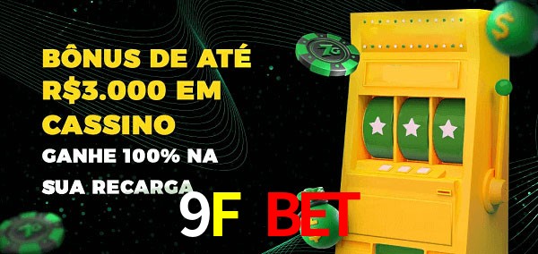 9F BET melhor bônus de depósito