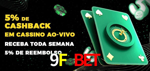 Promoções do cassino ao Vivo 9F BET